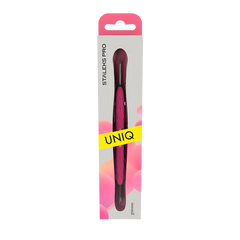 Staleks Pro UNIQ 11 TYPE 2 Gummy Manicure Slanted Pusher with Silicone Handle Slanted Pusher + Ring Curette PQ-11/1 (Copy)
