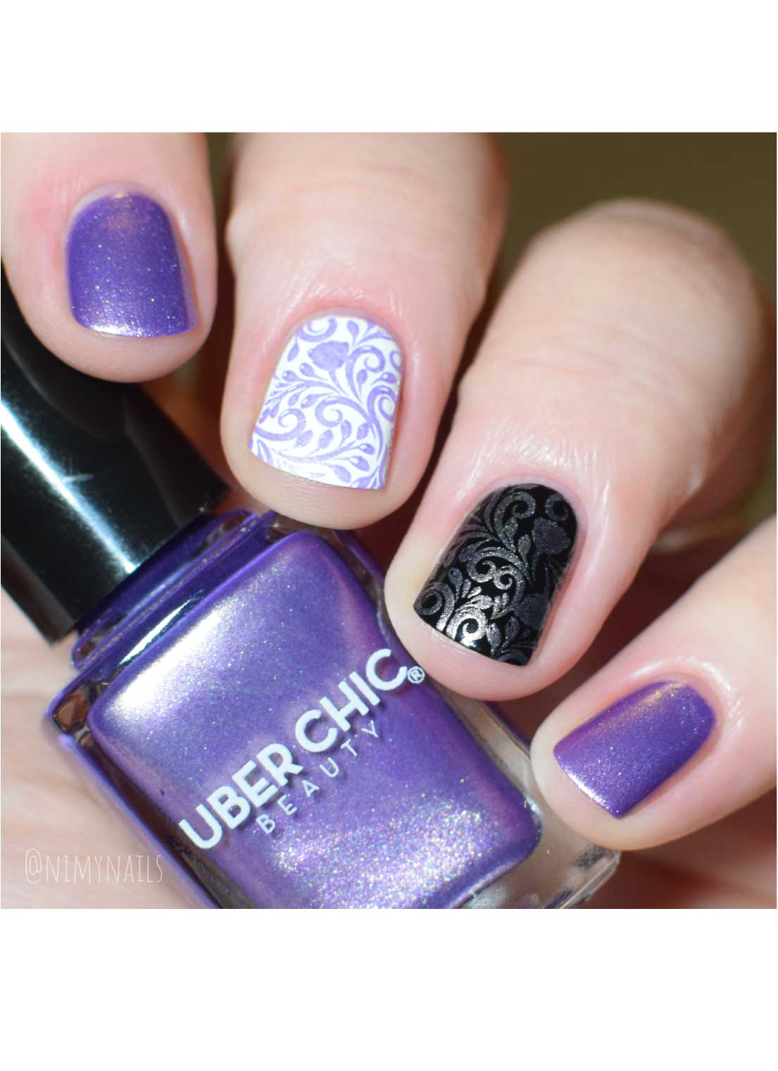 Amethyst - Stamping Polish - Uber Chic 12ml Secondary image