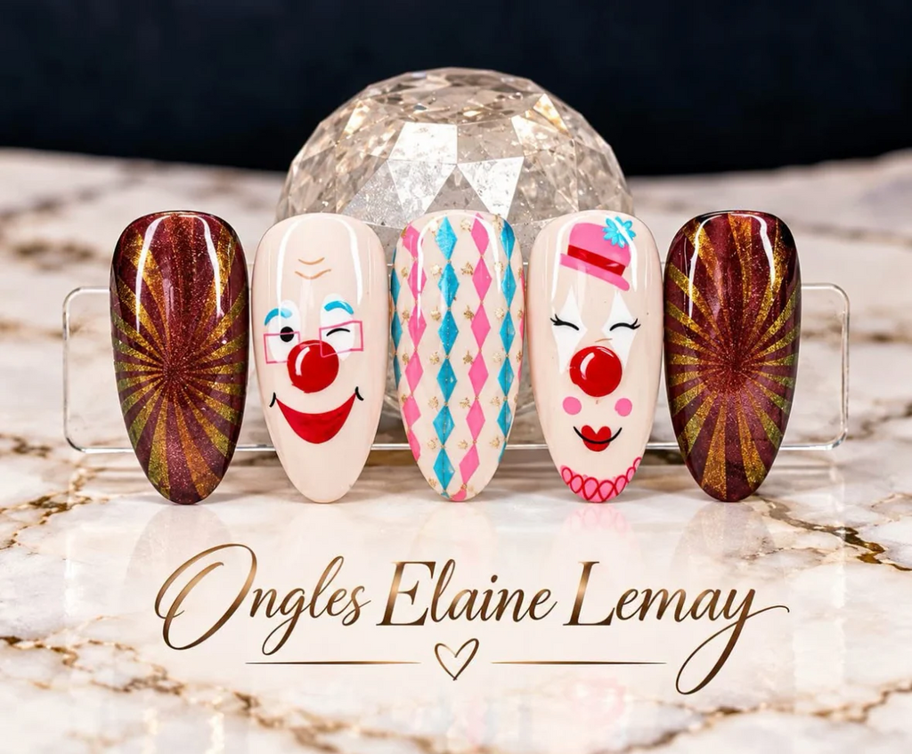 Clowning Around (CjS-102) -  Clear Jelly Stamping Plate