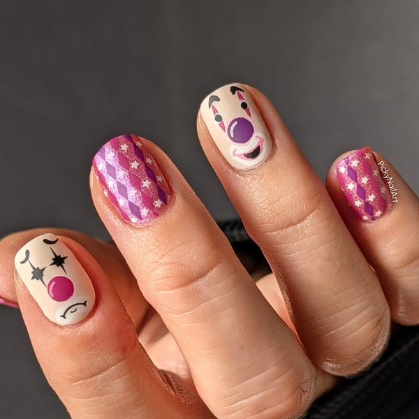 Clowning Around (CjS-102) -  Clear Jelly Stamping Plate