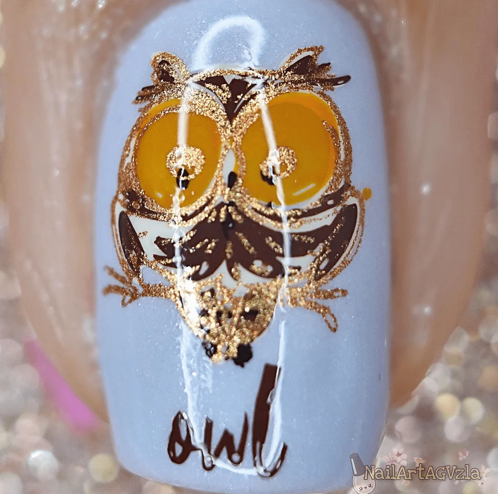 Fall in the Forest (CjS-272) Etched Nail Art Stamping Plate - Clear Jelly Stamper Plate