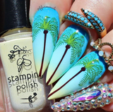 Pretty Palms (CjS-301) - Clear Jelly Stamping Plate