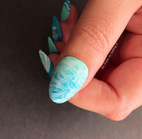 Sun and Waves (CjS-304) - Clear Jelly Stamping Plate