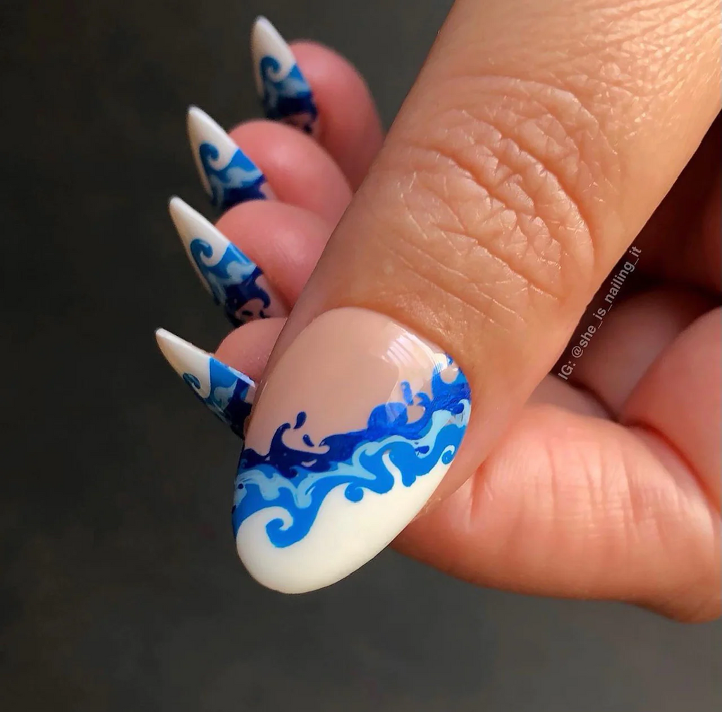 Sun and Waves (CjS-304) - Clear Jelly Stamping Plate