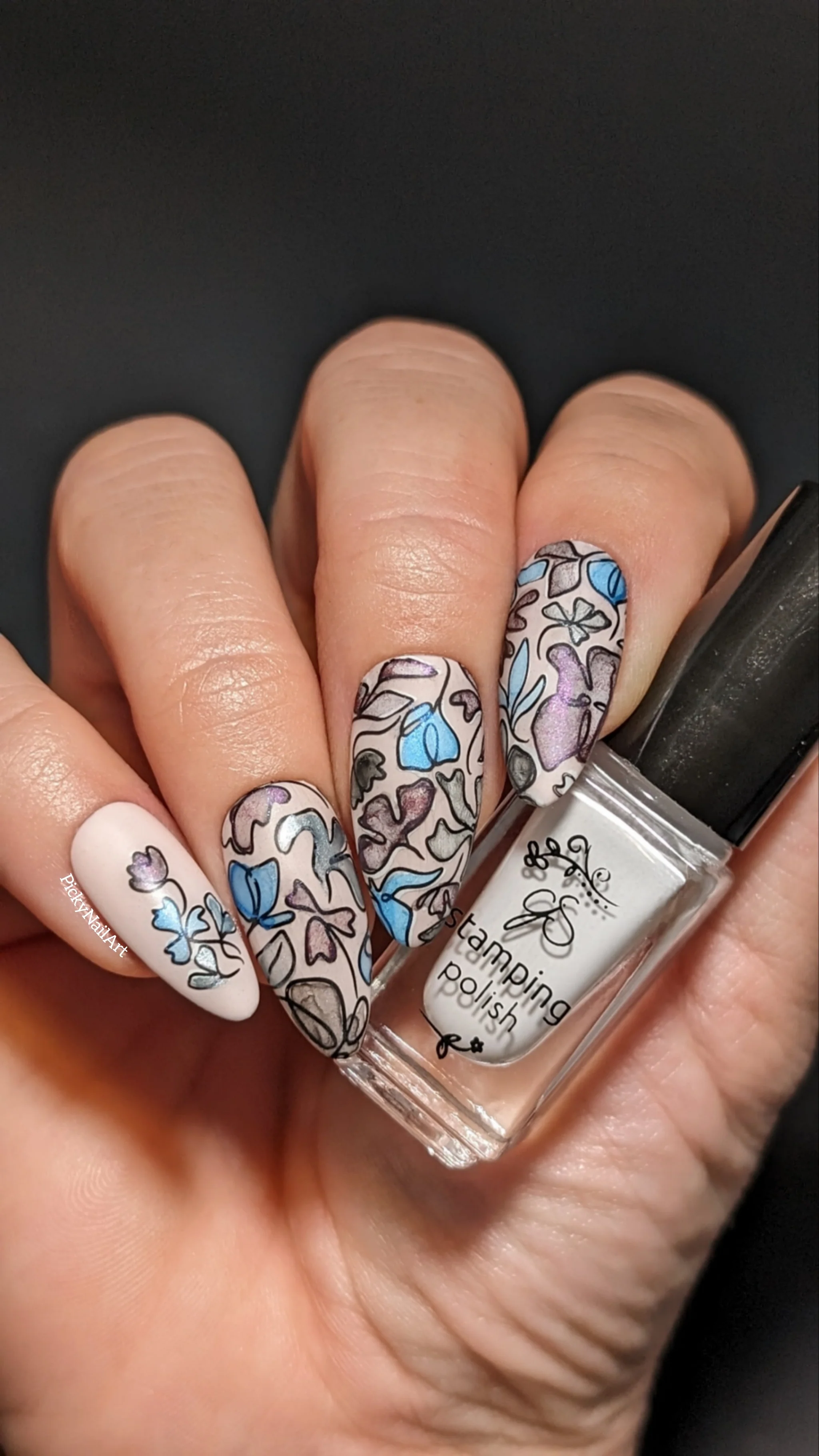 Coloring Book - Floral (CJS-332) - Clear Jelly Stamping Plate Secondary image