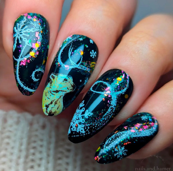 Hello Winter (CjS-374) - Clear Jelly Stamping Plate