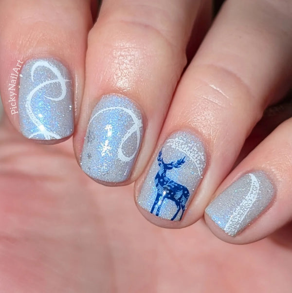 Hello Winter (CjS-374) - Clear Jelly Stamping Plate