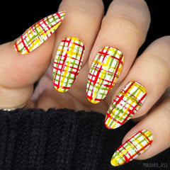 Winter Weave (CjS-375) - Clear Jelly Stamping Plate