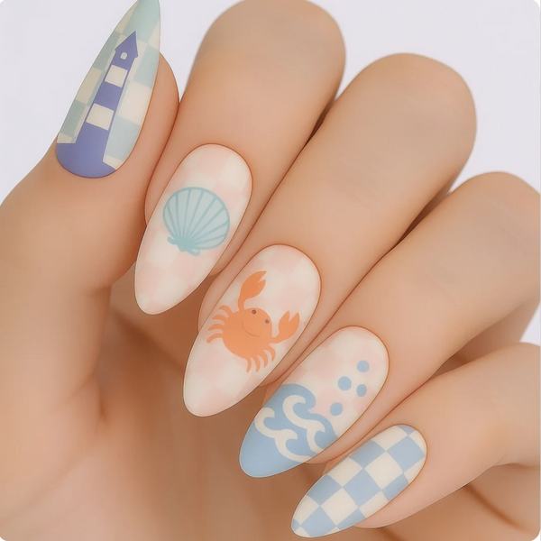 Catch Me by the Sea (CjS-380) -  Clear Jelly Stamping Plate