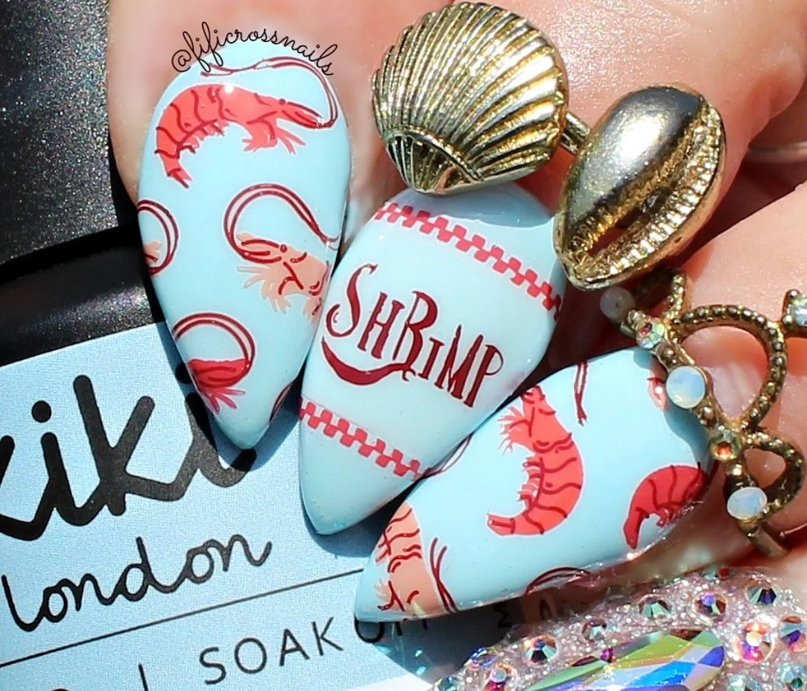 Catch Me by the Sea (CjS-380) -  Clear Jelly Stamping Plate