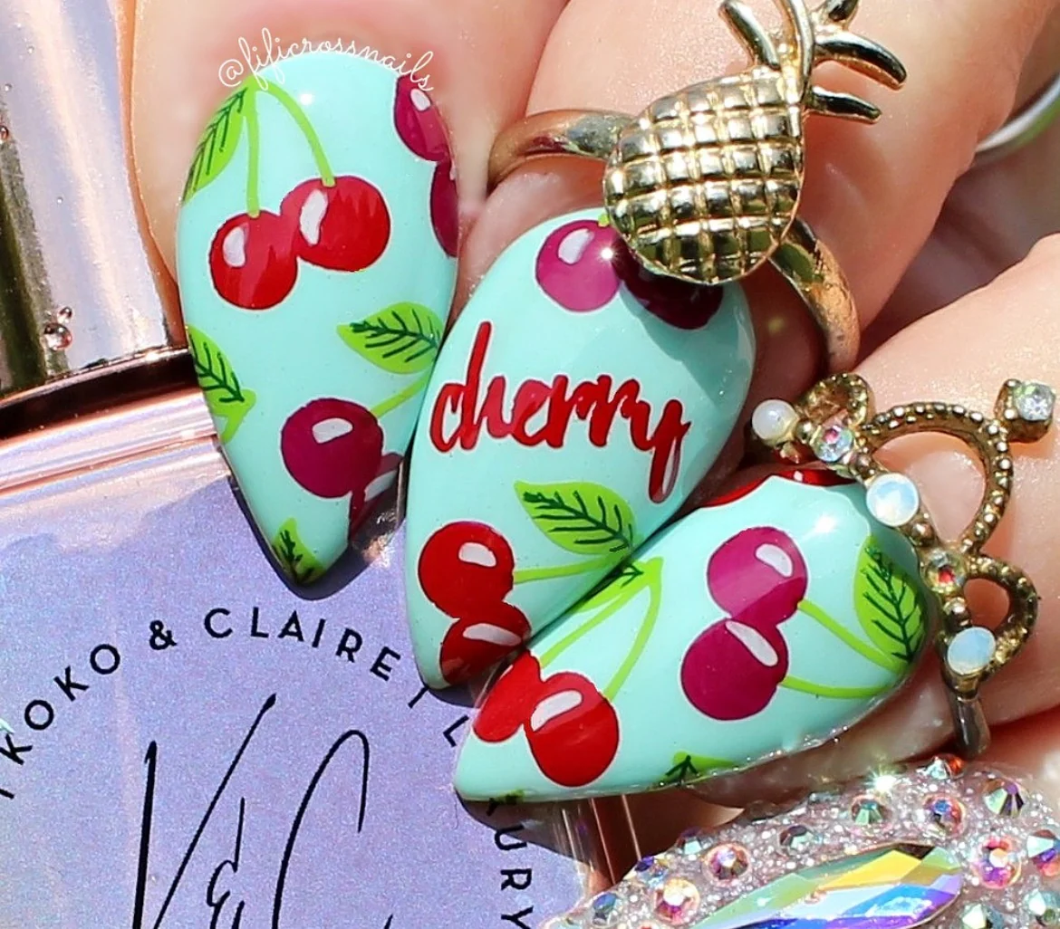 Cherry Bomb  (CjS-382)  -  Clear Jelly Stamping Plate