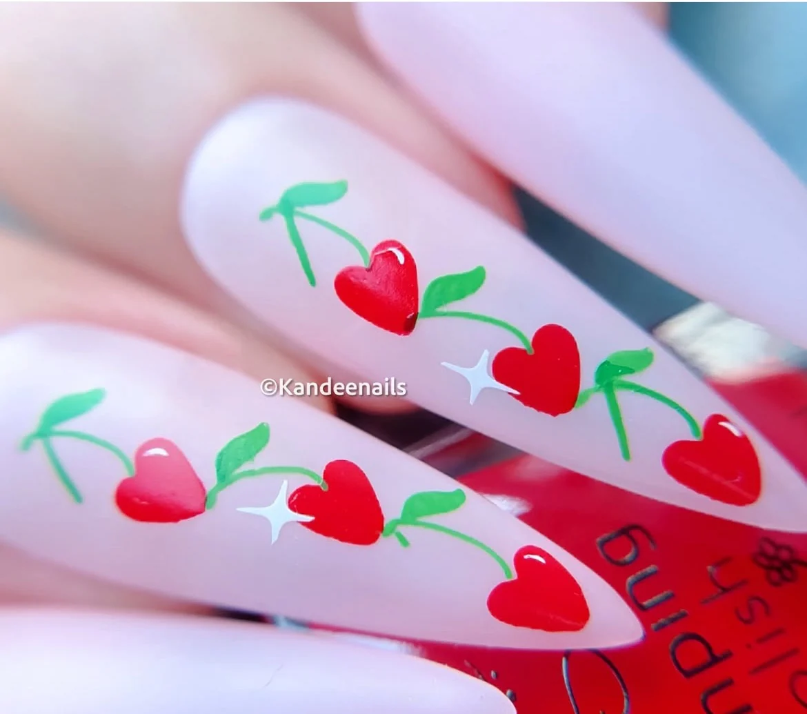 Cherry Bomb  (CjS-382)  -  Clear Jelly Stamping Plate