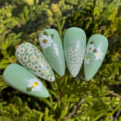 Crazy for Daisies (CjS-385) - Clear Jelly Stamping Plate