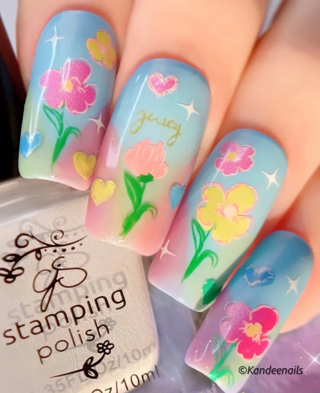 Dainty Doodles (CjS-386) - Clear Jelly Stamping Plate