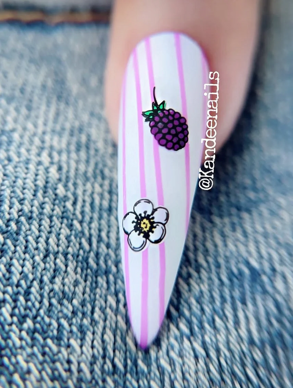 Cabana Stripes (CjS-388)  -  Clear Jelly Stamping Plate