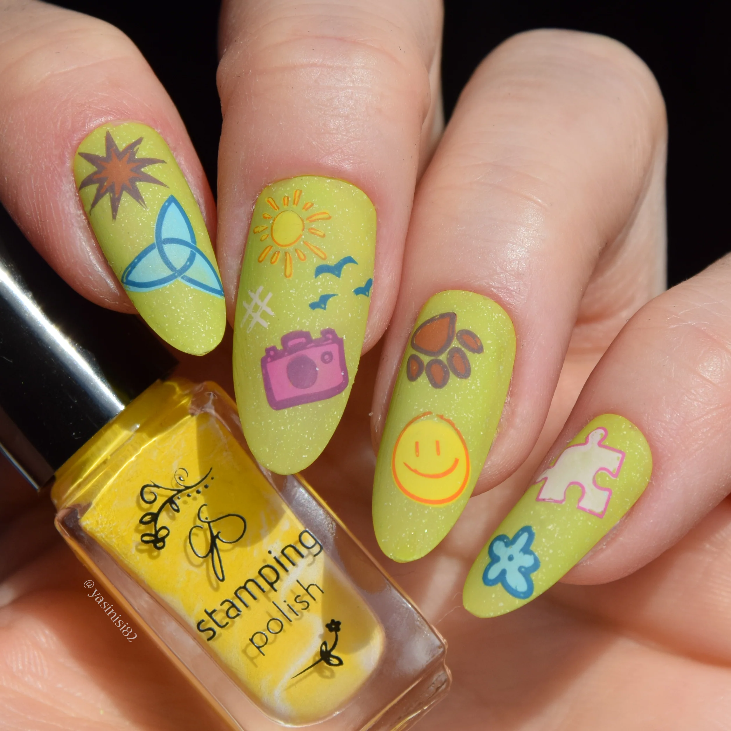 Sign Me Up! (CjS-401)  - Etched Nail Art Stamping Plate - Clear Jelly Stamping Plate Secondary image