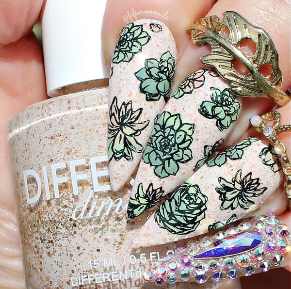 Plants "Beginner Edition"  (CjS-B-ONE) -  CJS Medium Stamping Plate