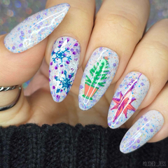 Patchwork Holiday (CjSC-75) - Medium Clear Jelly Stamping Plate