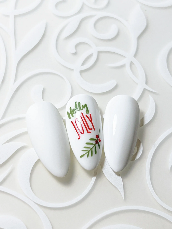 A Very Pin Up Christmas (CjSC-76) - Medium Clear Jelly Stamping Plate