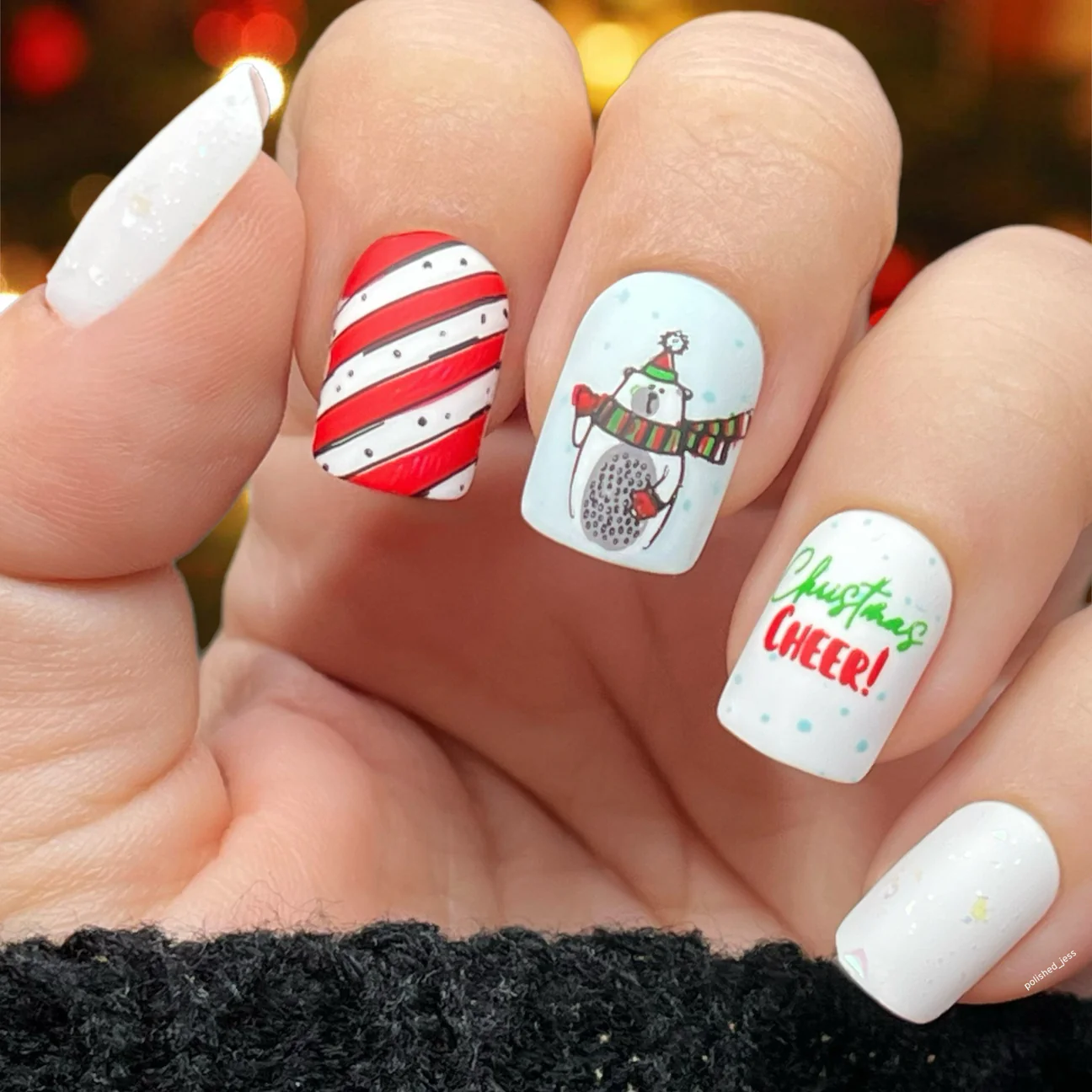 Candy Cane Lane (CjSC-82) - Clear Jelly Stamping Plate Secondary image
