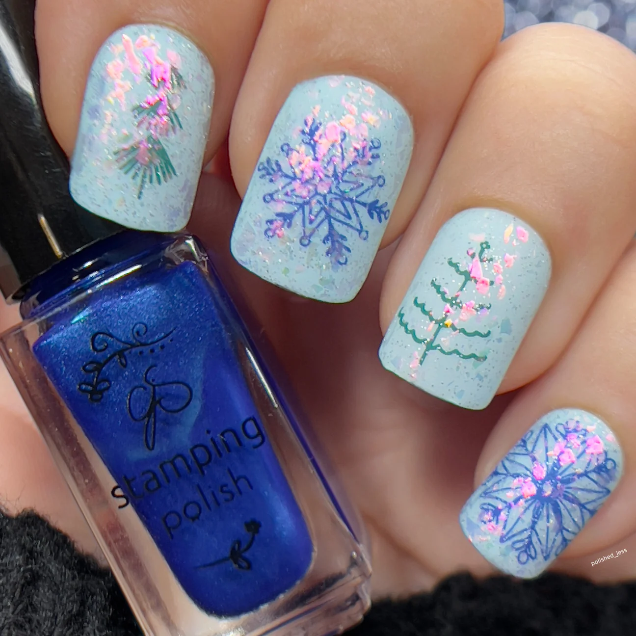 Frosty Forest (CjSC-86) - Clear Jelly Stamping Plate Secondary image