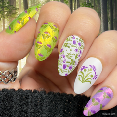 Pretty Clover (CjSH-105) - Clear Jelly Stamping Plate