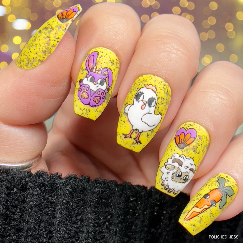 Easter Groovin' (CjSH-107) - Clear Jelly Stamping Plate