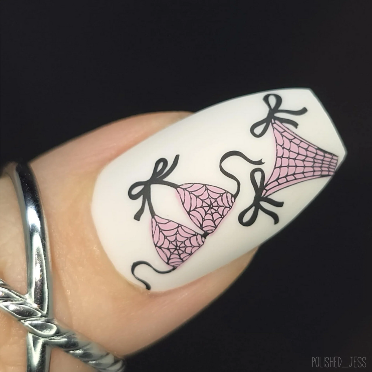 Creepy Beach (CjSH-127)   - Clear Jelly Stamping Plate