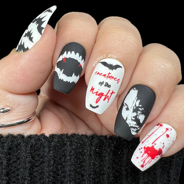Creatures of the Night (CjSH-97)  - Clear Jelly Stamping Plate