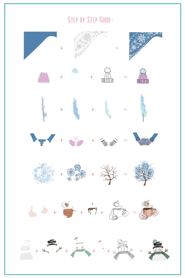 Hello Winter (CjS-374) - Clear Jelly Stamping Plate