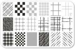 Winter Weave (CjS-375) - Clear Jelly Stamping Plate