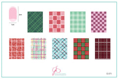 Winter Weave (CjS-375) - Clear Jelly Stamping Plate