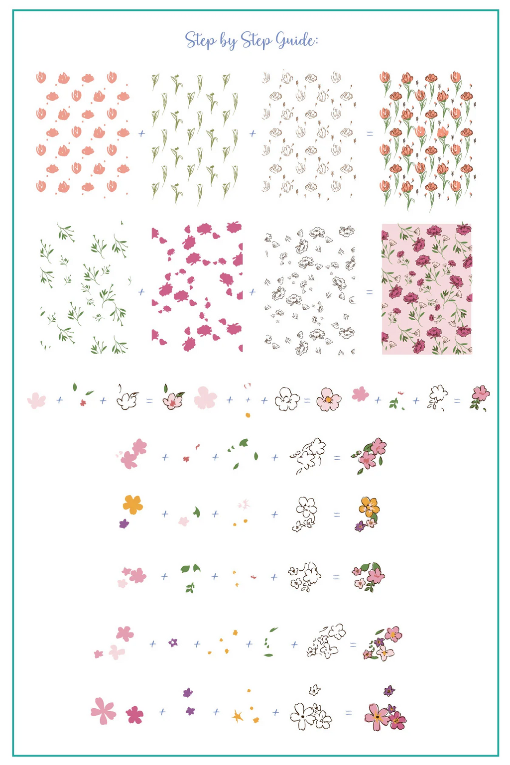Dainty Doodles (CjS-386) - Clear Jelly Stamping Plate