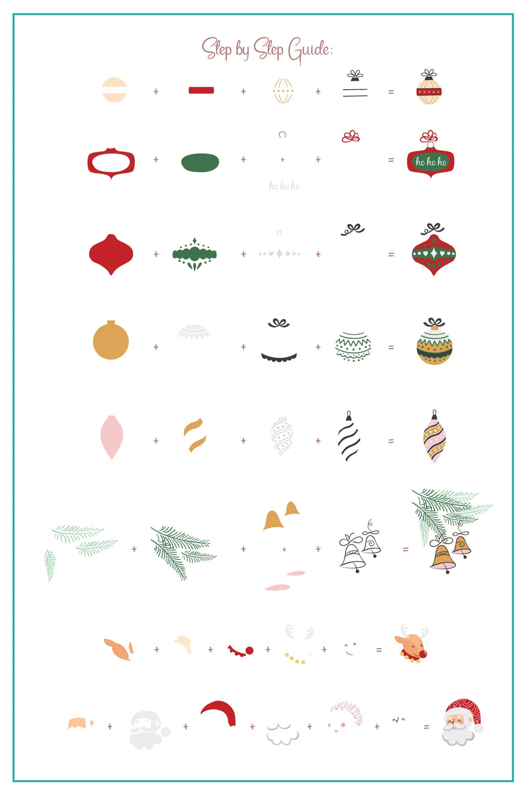 Oh Christmas Tree (CjSC-95)  -  Clear Jelly Stamping Plate