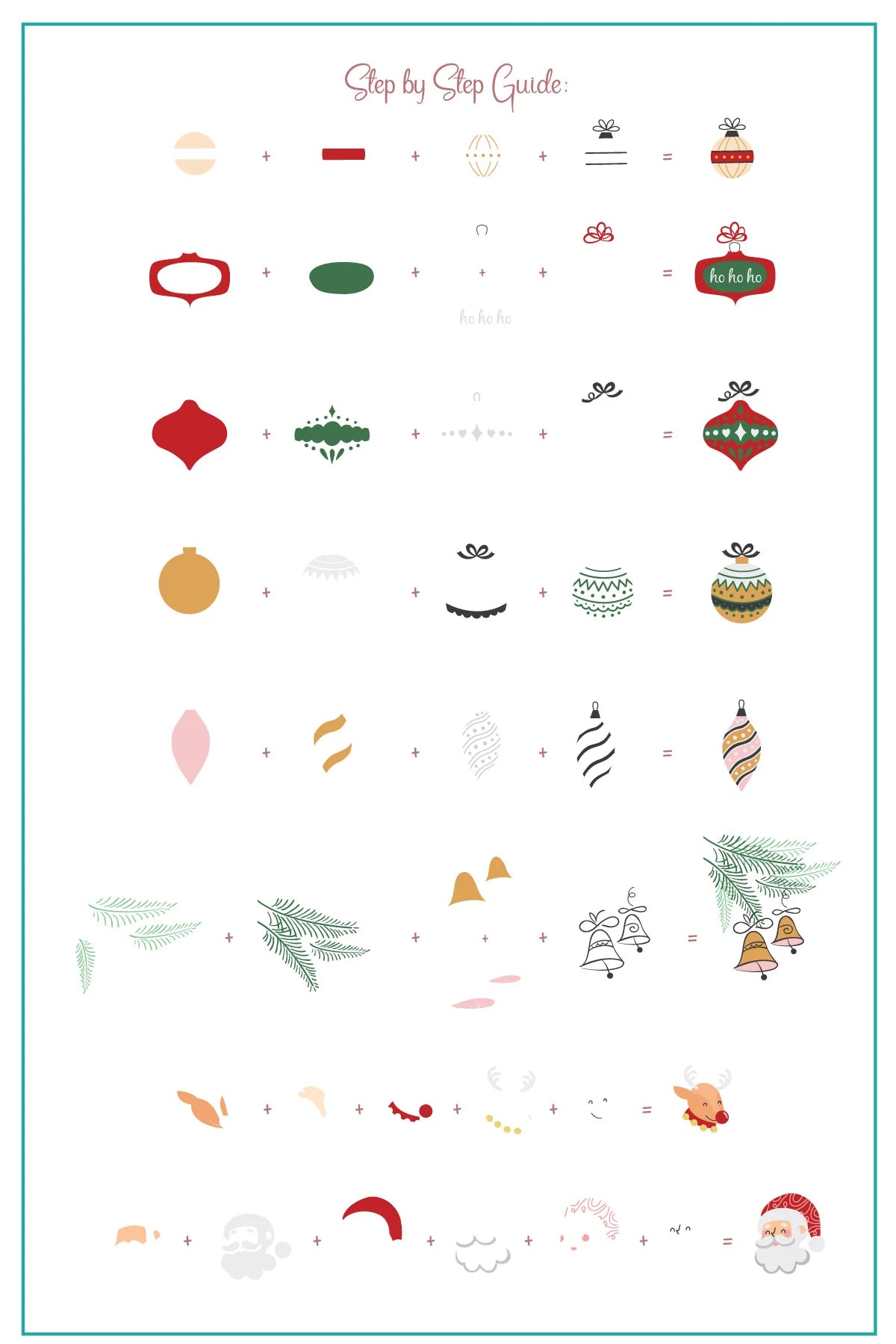 Oh Christmas Tree (CjSC-95)  -  Clear Jelly Stamping Plate