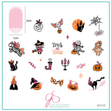 Ghoulish Giggles (CjSH-121)  -  CJS Medium Stamping Plate