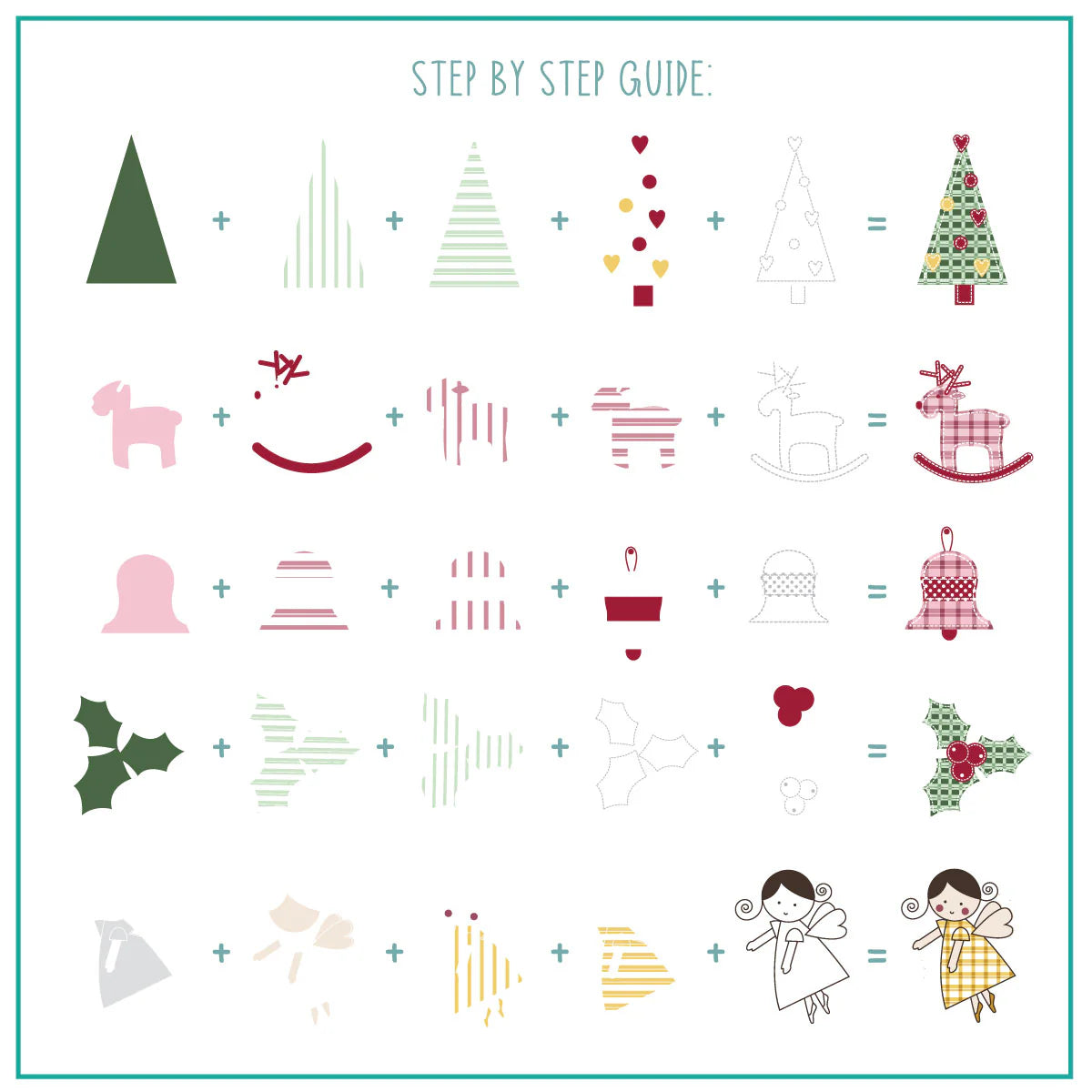Tis the Season (CjSC-94) -  Medium Clear Jelly Stamping Plate