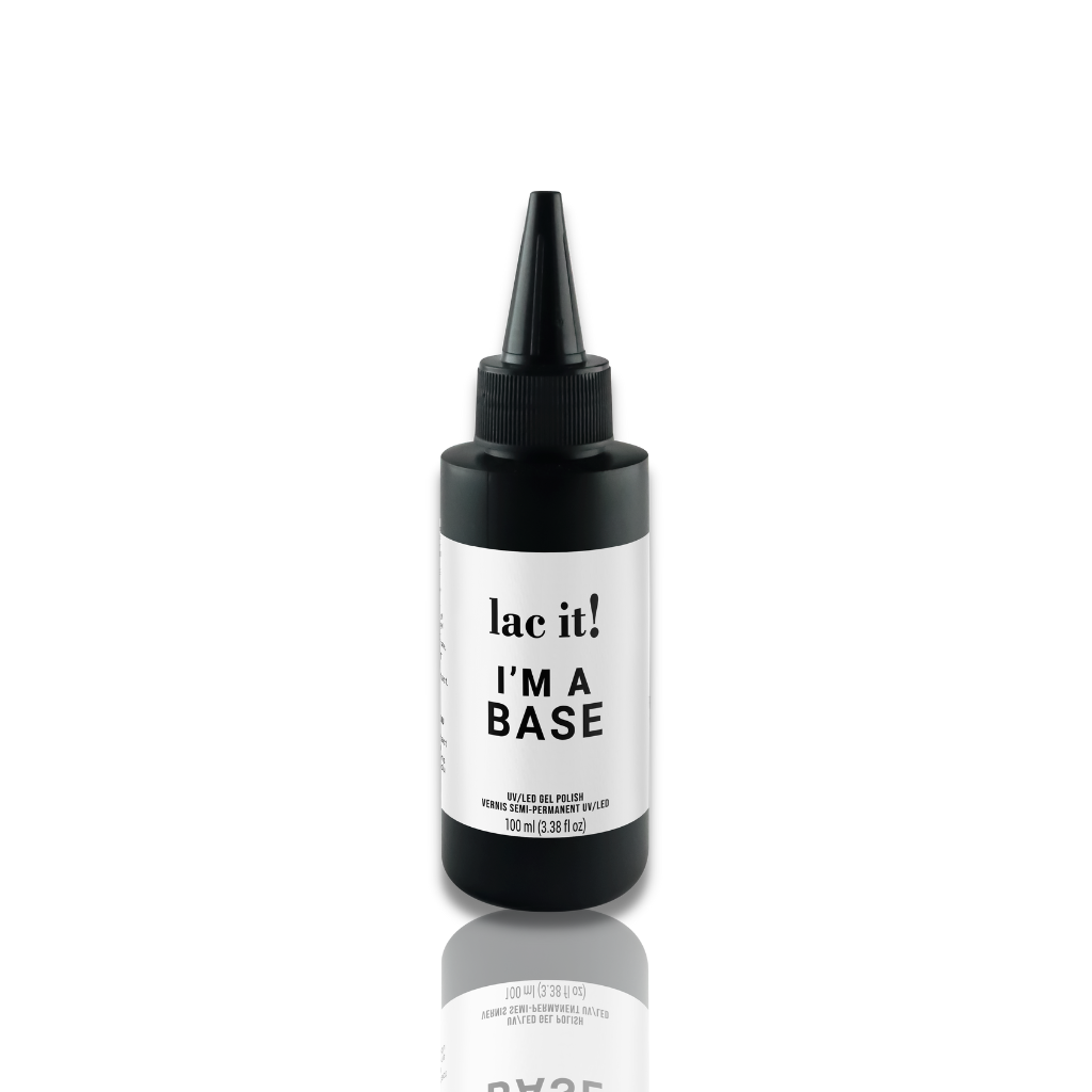 en Vogue Lac It! I'm A Base UV/LED soak-off gel polish base coat in a refill bottle