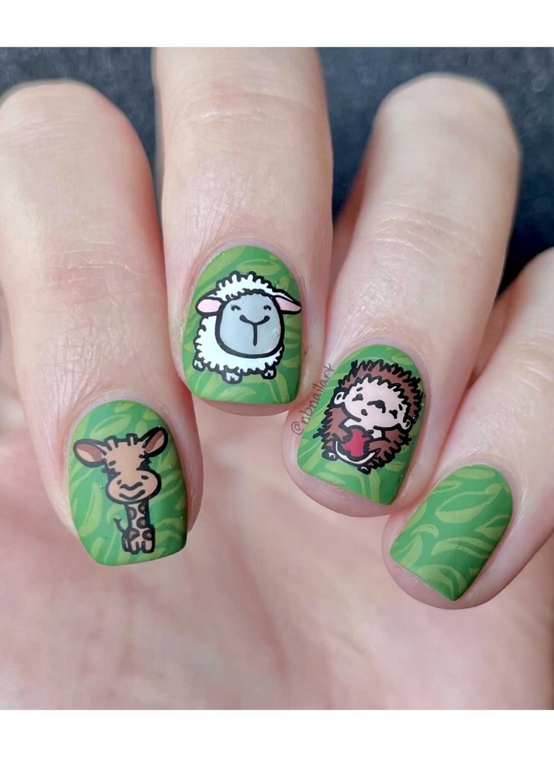 Tiny Little Animals -01 - Uber Chic Stamping Plate Secondary image