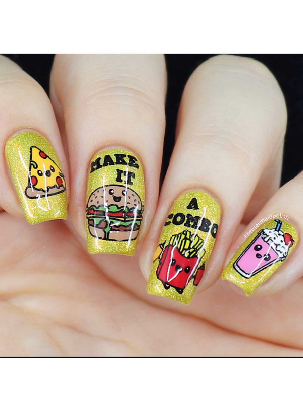 Fast Food - Tasty Series - Uber Chic Stamping Plate