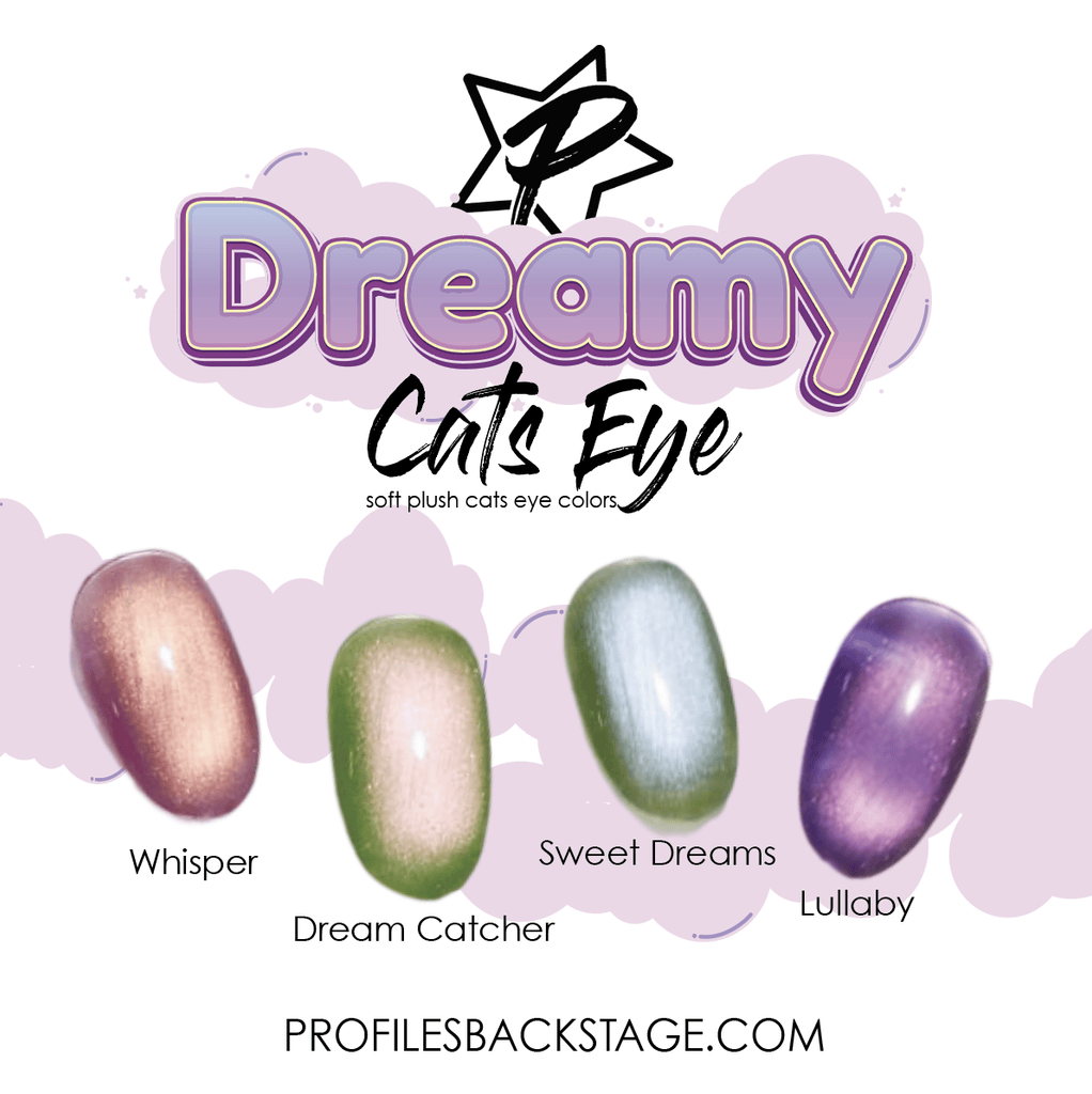 Dreamy Cats Eye Gel Polish - 4 Piece Collection; Lullaby, Sweet Dreams, Dream Catcher & Whisper Main image
