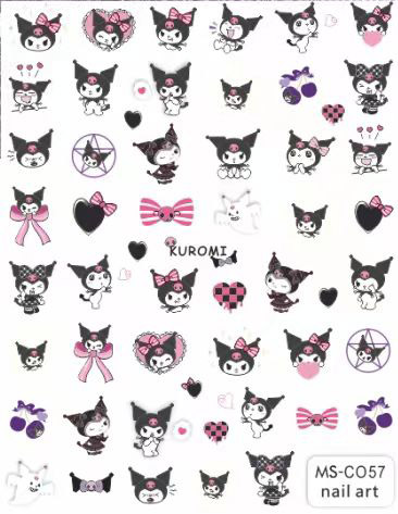 Pasties - Kuromi Goth Kitty Friends Main image
