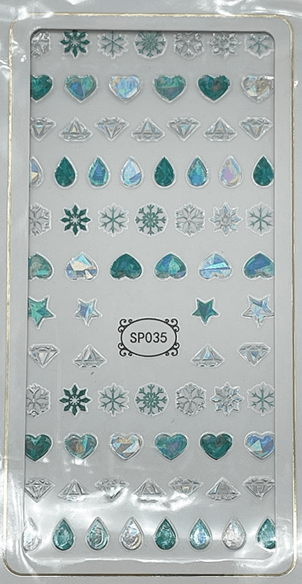 Gem Decals - Snowflakes 2 - #035 Main image