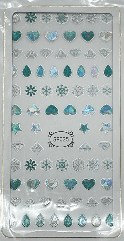 Gem Decals - Snowflakes 2 - #035