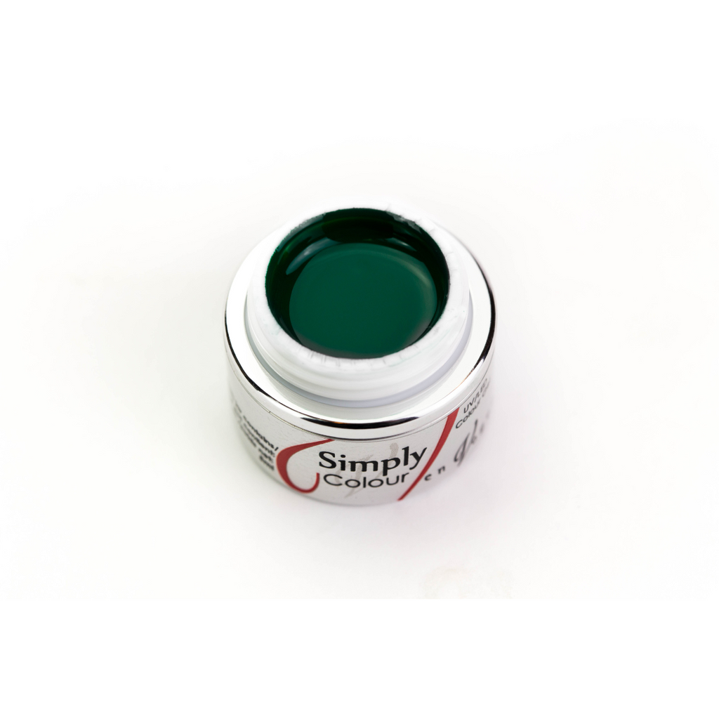en Vogue Simply Paint green rich cool green crème pot for professional manicures and nail art
