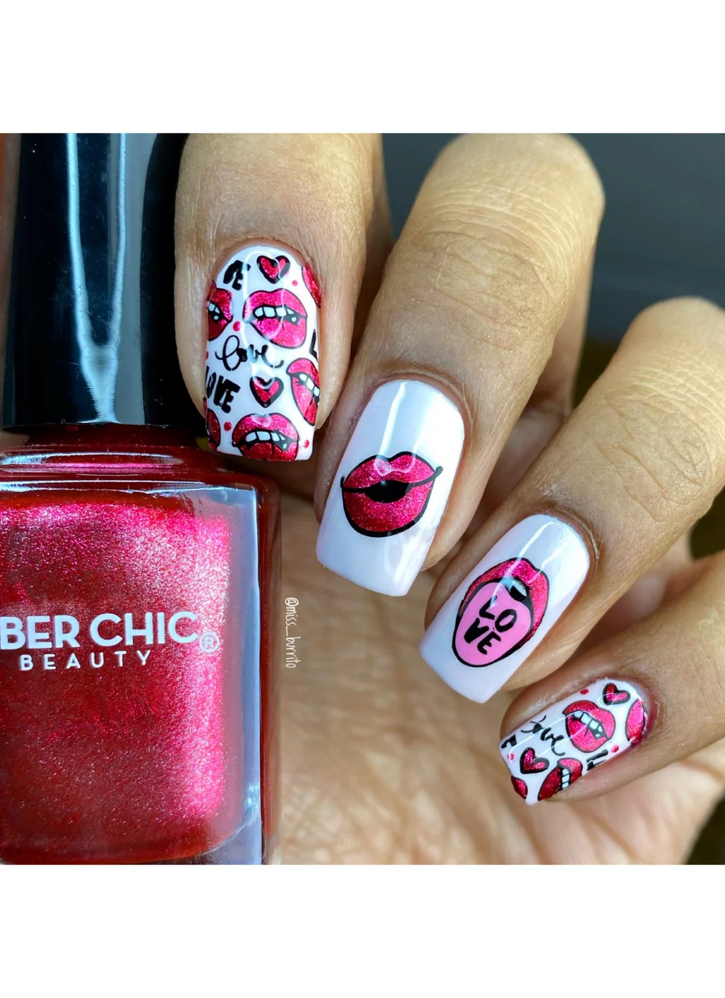Insatiable Valentine - Uber Chic Stamping Plate