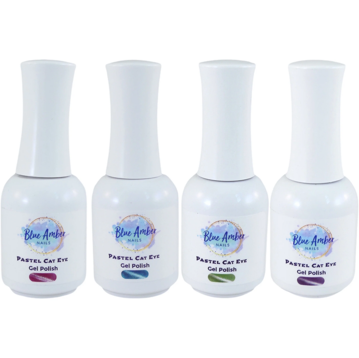 Pastel Cats Eye Set of 4 Colors - Blue Amber 15ml Each