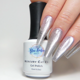Metallic Mercury Cats Eye Gel Polish - Blue Amber Nails 15ml Each