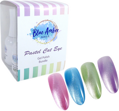 Pastel Cats Eye Set of 4 Colors - Blue Amber 15ml Each