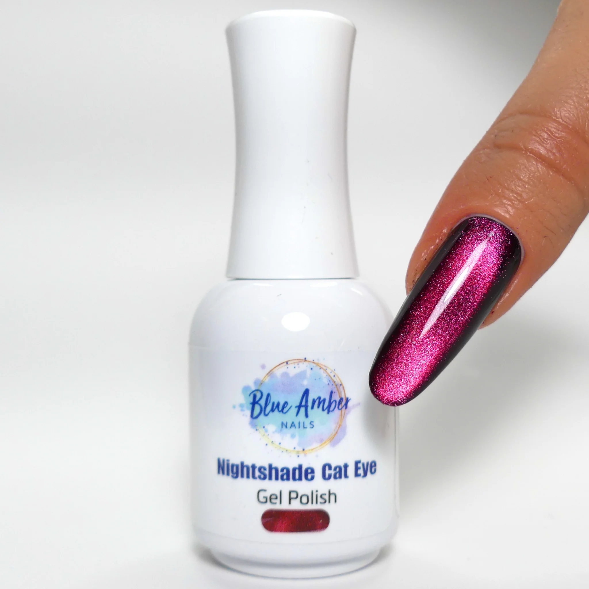 Nightshade Cats Eye Bundle  - Blue Amber Gel Polish 15ml Each